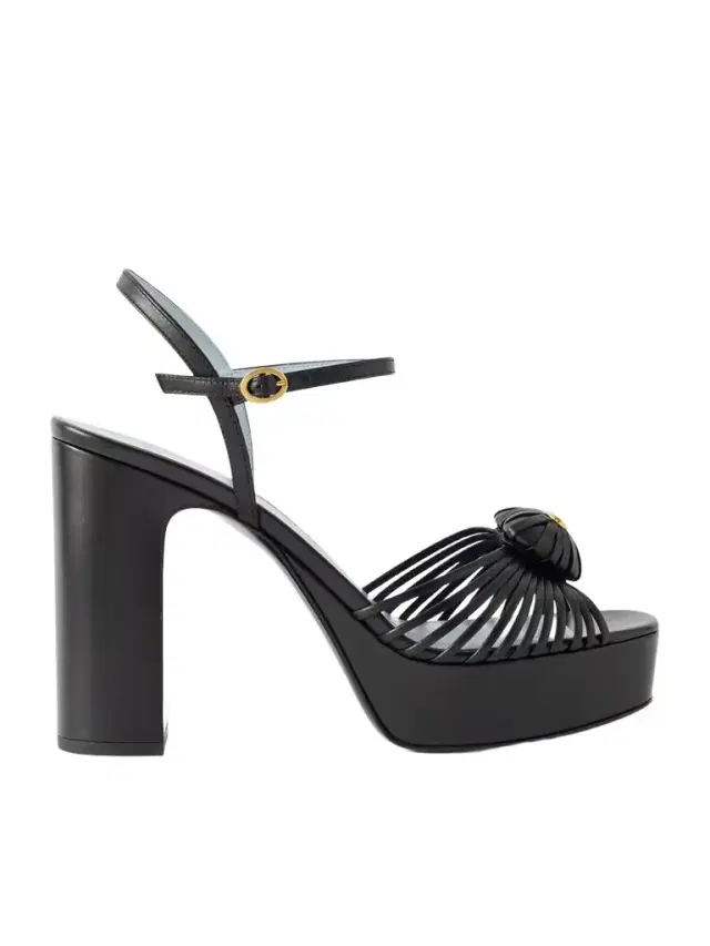 Royal 115 Embellished Leather Platform Sandals