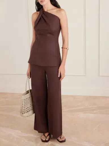 Faithfull Syna Linen Wide-leg Pants | Thumbnail 2 Faithfull Syna Linen Wide-leg Pants | Thumbnail 2