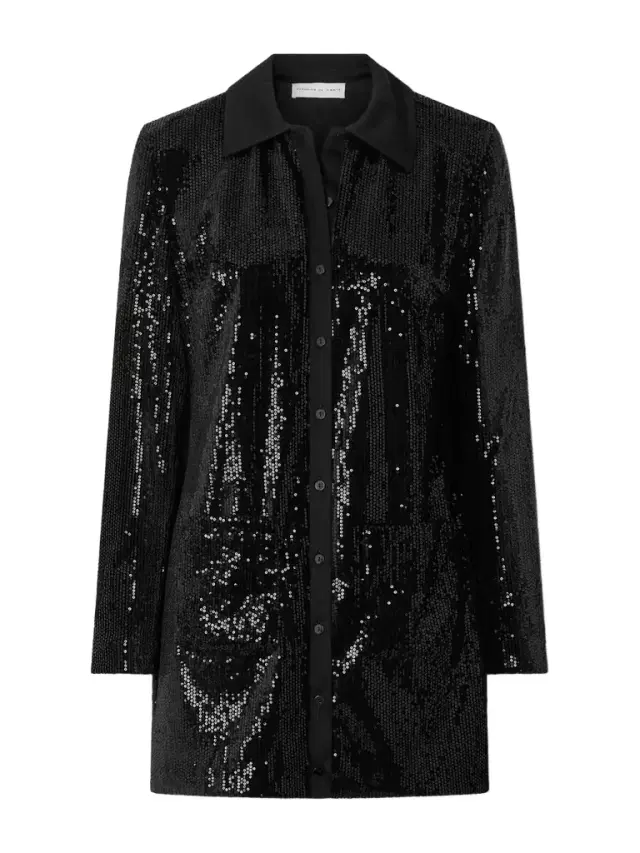 Scarlet Sequined Satin-jersey Mini Dress