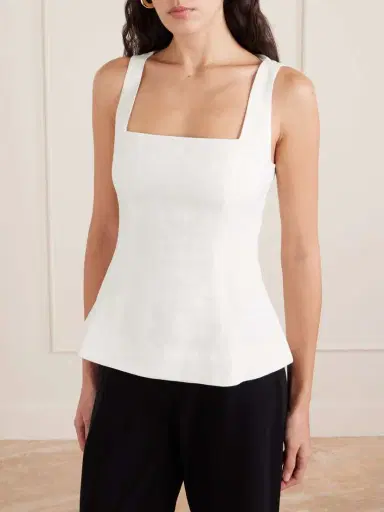Faithfull Mina Linen Peplum Top | Thumbnail 3 Faithfull Mina Linen Peplum Top | Thumbnail 3