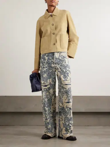 Loewe Paneled Suede Jacket | Thumbnail 2 Loewe Paneled Suede Jacket | Thumbnail 2