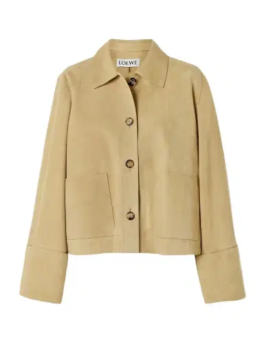 Loewe Paneled Suede Jacket | Thumbnail 1 Loewe Paneled Suede Jacket | Thumbnail 1