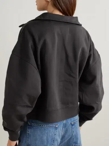 Citizens of Humanity Mirelle Cropped Cotton-jersey Sweatshirt | Thumbnail 3
