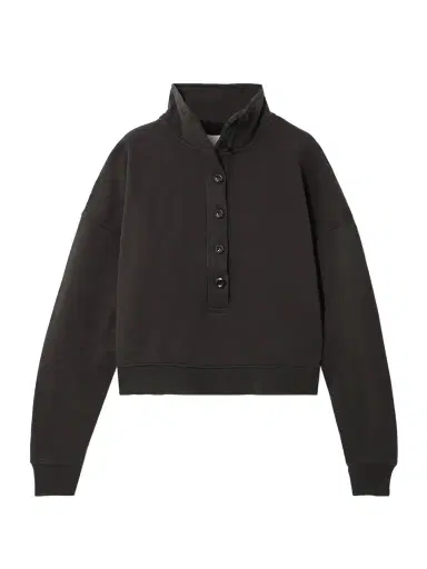 Citizens of Humanity Mirelle Cropped Cotton-jersey Sweatshirt | Thumbnail 1