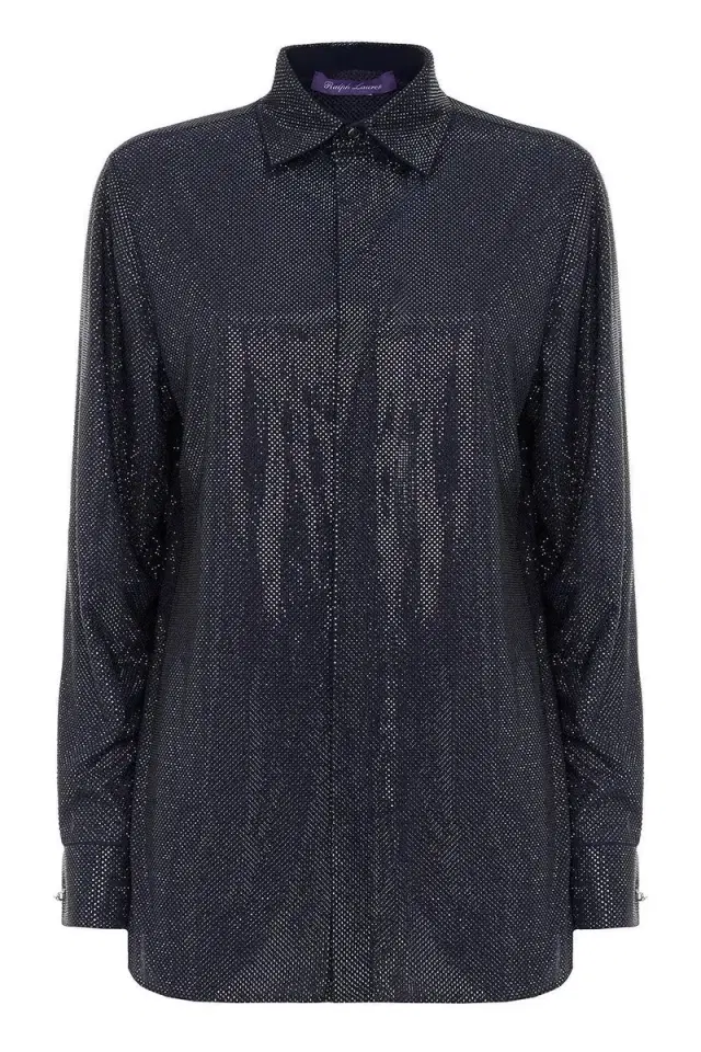 Ralph Lauren Adrien Relaxed Fit Embellished Shirt
