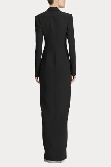 Ralph Lauren Kristian Silk Tuxedo Dress | Thumbnail 5