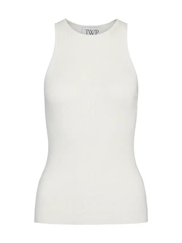 Harbor Tank in Cotton Silk