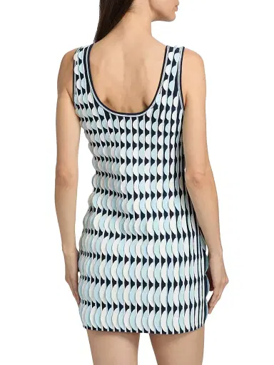 Simkhai Women's Lorien Scallop Textured Knit Minidress | Thumbnail 5 Simkhai Women's Lorien Scallop Textured Knit Minidress | Thumbnail 5