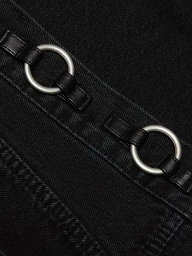Frame Women's The O-Ring Stroll Wide-Leg Jeans - Sutro - Size 30 | Thumbnail 7 Frame Women's The O-Ring Stroll Wide-Leg Jeans - Sutro - Size 30 | Thumbnail 7