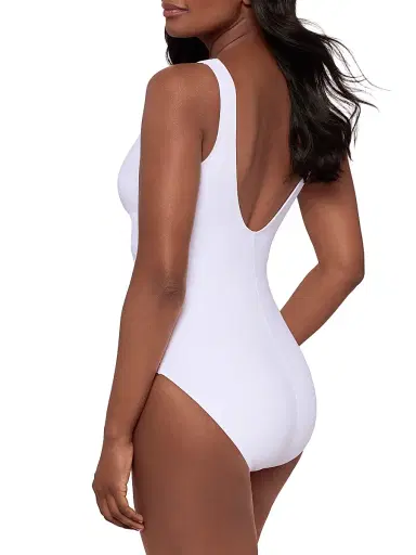 Miraclesuit Swim Women's Razzle Dazzle Swizzle One-Piece Swimsuit - White - Size 16 | Thumbnail 3 Miraclesuit Swim Women's Razzle Dazzle Swizzle One-Piece Swimsuit - White - Size 16 | Thumbnail 3