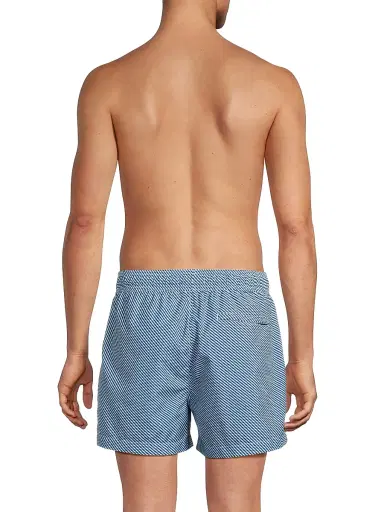 Onia Men's Charles Geometric Print Swim Trunks - Cobalt Multi | Thumbnail 5