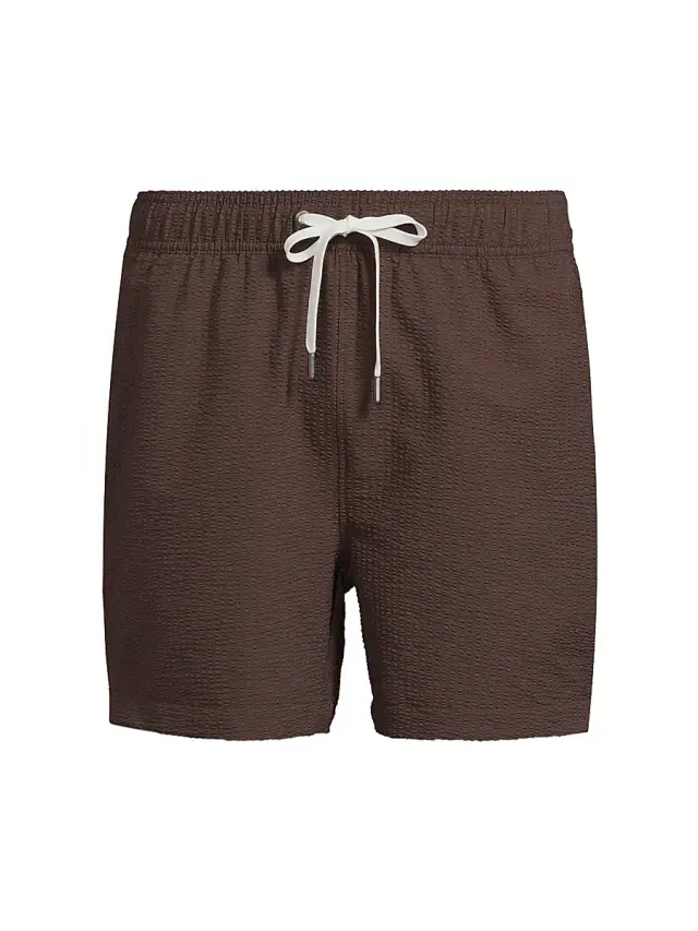 Men's Charles Drawstring Swim Trunks - Java