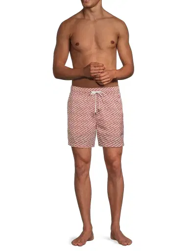 Onia Men's Calder Printed Swim Shorts | Thumbnail 2 Onia Men's Calder Printed Swim Shorts | Thumbnail 2