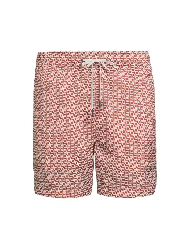 Onia Men's Calder Printed Swim Shorts | Thumbnail 1 Onia Men's Calder Printed Swim Shorts | Thumbnail 1