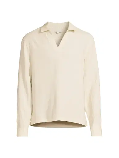 Onia Men's Linen Long-Sleeve Shirt - Natural - Size XXL | Thumbnail 1 Onia Men's Linen Long-Sleeve Shirt - Natural - Size XXL | Thumbnail 1
