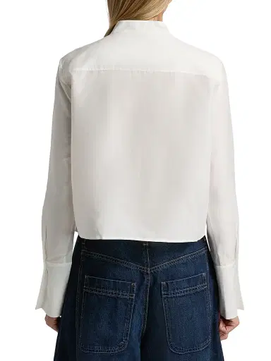TWP Women's Patti Ruffled Cotton-Silk Blouse | Thumbnail 5 TWP Women's Patti Ruffled Cotton-Silk Blouse | Thumbnail 5