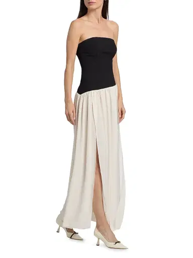 Ronny Kobo Women's Ballad Colorblocked Strapless Maxi Dress | Thumbnail 2 Ronny Kobo Women's Ballad Colorblocked Strapless Maxi Dress | Thumbnail 2