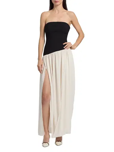 Ronny Kobo Women's Ballad Colorblocked Strapless Maxi Dress | Thumbnail 3 Ronny Kobo Women's Ballad Colorblocked Strapless Maxi Dress | Thumbnail 3
