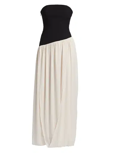 Ronny Kobo Women's Ballad Colorblocked Strapless Maxi Dress | Thumbnail 1 Ronny Kobo Women's Ballad Colorblocked Strapless Maxi Dress | Thumbnail 1
