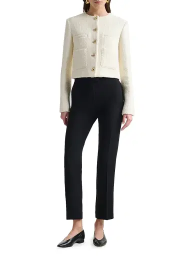 Altuzarra Women's Beanie Bouclé Jacket - Ivory - Size 12 | Thumbnail 2 Altuzarra Women's Beanie Bouclé Jacket - Ivory - Size 12 | Thumbnail 2