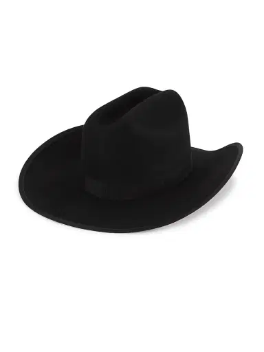 Keith & James Men's Cowboy Wool Hat - Jet Black | Thumbnail 2 Keith & James Men's Cowboy Wool Hat - Jet Black | Thumbnail 2