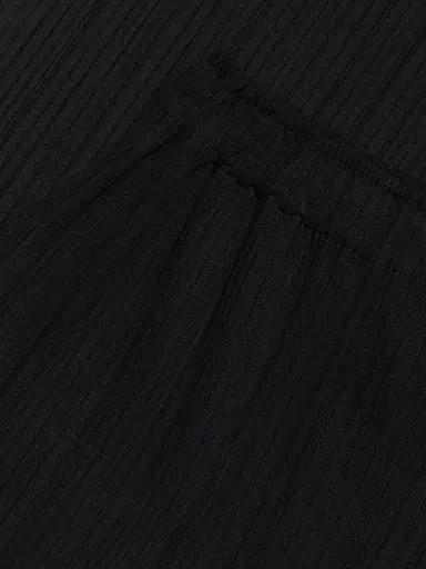 Pleats Please Issey Miyake Women's Wool-Blend Pleats Pants - Black | Thumbnail 7 Pleats Please Issey Miyake Women's Wool-Blend Pleats Pants - Black | Thumbnail 7