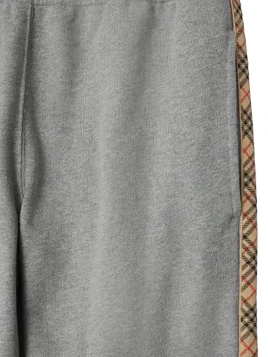Burberry Men's Sid Check Cotton Sweatpants - Pale Grey Melange - Size XXL | Thumbnail 5 Burberry Men's Sid Check Cotton Sweatpants - Pale Grey Melange - Size XXL | Thumbnail 5