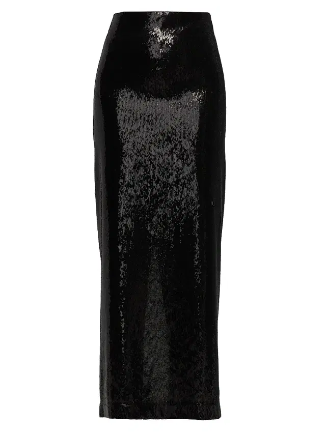 Toteme Women's Sequined Maxi Pencil Skirt - Black