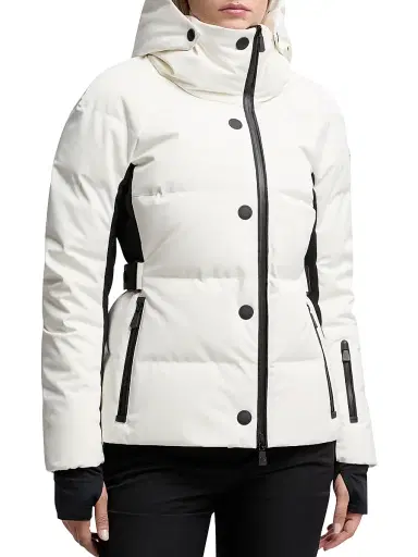 Moncler Grenoble Women's Guyane Ski Coat - White | Thumbnail 2