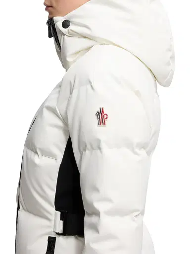 Moncler Grenoble Women's Guyane Ski Coat - White | Thumbnail 4