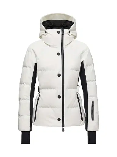 Moncler Grenoble Women's Guyane Ski Coat - White | Thumbnail 1