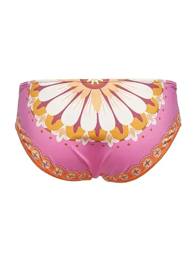 La DoubleJ Women's Sunset Bikini Bottom - Napoli Plates Placee Pink | Thumbnail 2 La DoubleJ Women's Sunset Bikini Bottom - Napoli Plates Placee Pink | Thumbnail 2