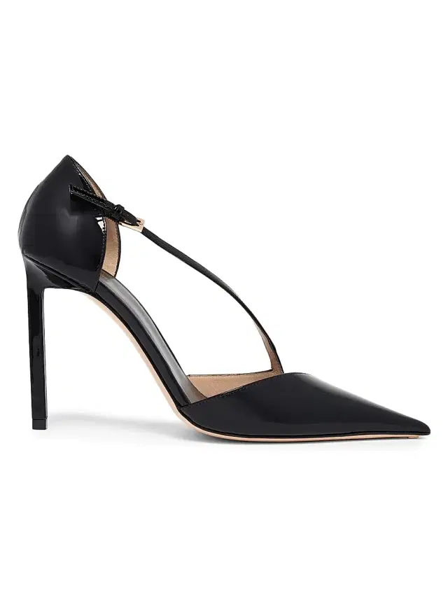 TOM FORD Women's 105MM Leather Queen Anne Pumps - Black