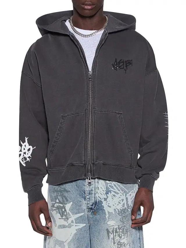 Men's Graff Ekcess Zip Hoodie - Black