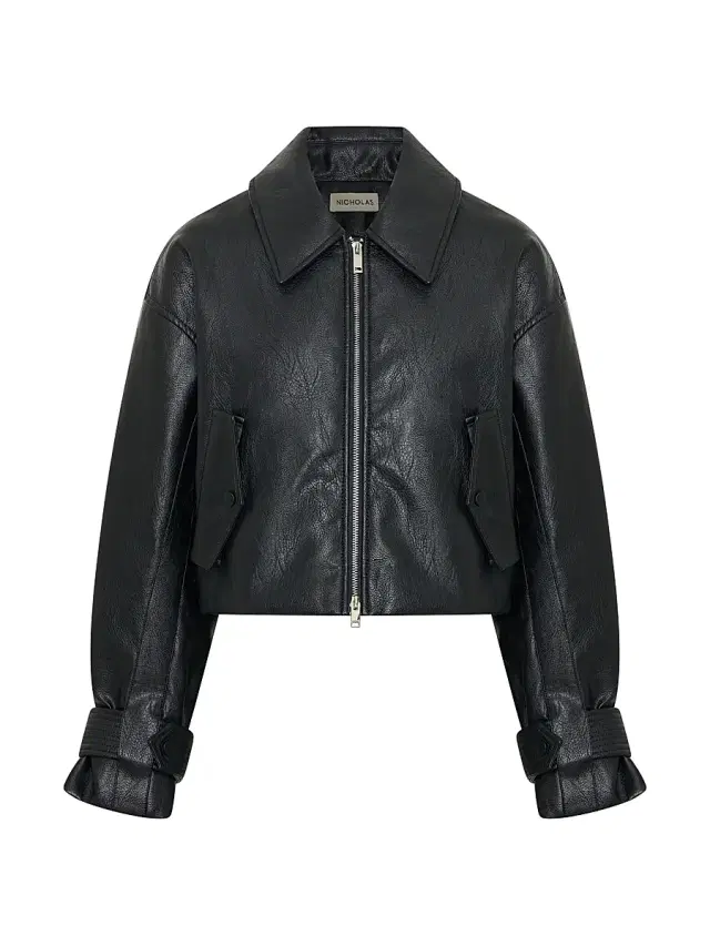 Nicholas the Label Women's Paris Faux-Leather Moto Jacket - Black