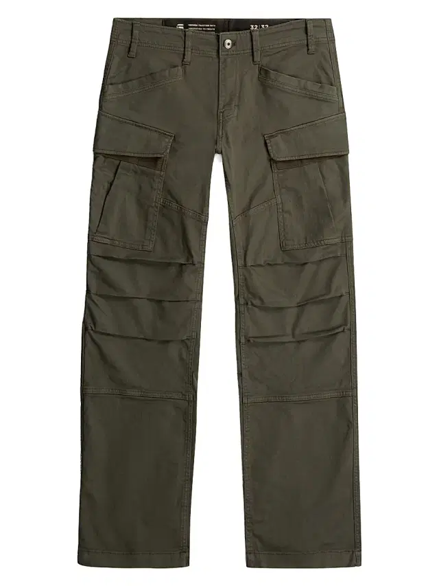 G-Star Men's Temp Core 3D Regular Straight Cargo Pants - Asphalt Gold