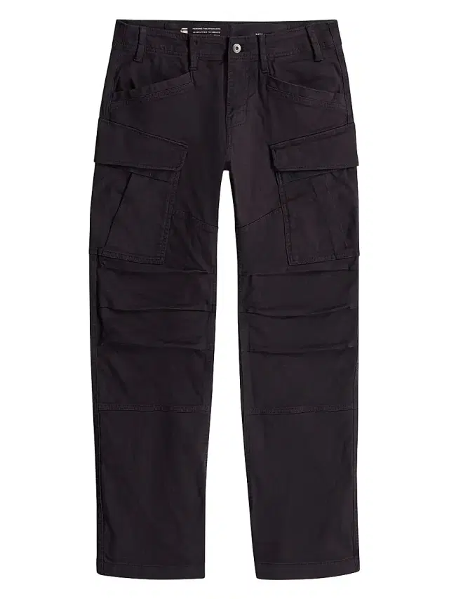 G-Star Men's Temp Core 3D Regular Straight Cargo Pants - Dark Black