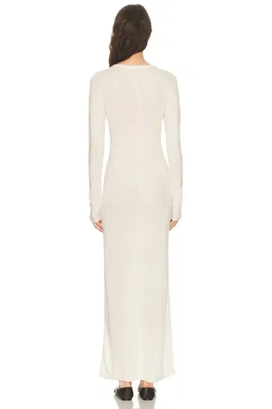 Skims Sheer Cashmere Long Sleeve Maxi Dress | Thumbnail 3 Skims Sheer Cashmere Long Sleeve Maxi Dress | Thumbnail 3