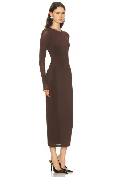 Wardrobe.NYC Sheer Midi Dress | Thumbnail 2 Wardrobe.NYC Sheer Midi Dress | Thumbnail 2