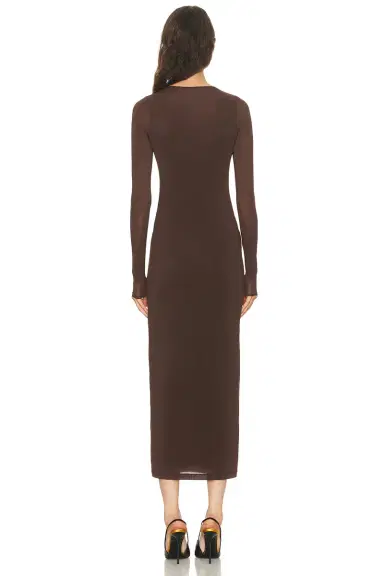 Wardrobe.NYC Sheer Midi Dress | Thumbnail 3 Wardrobe.NYC Sheer Midi Dress | Thumbnail 3