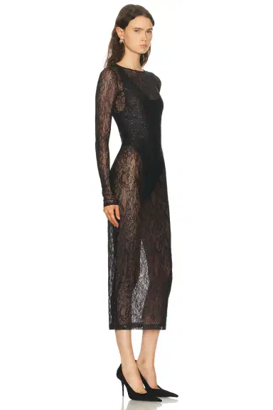 Wardrobe.NYC Lace Midi Dress | Thumbnail 2 Wardrobe.NYC Lace Midi Dress | Thumbnail 2