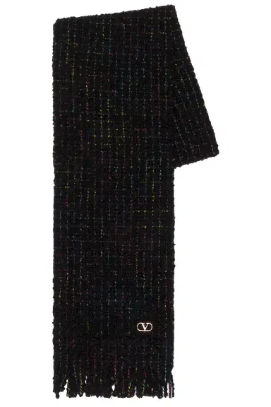 Valentino Garavani Cashmere Lana Jacquard Scarf | Thumbnail 1 Valentino Garavani Cashmere Lana Jacquard Scarf | Thumbnail 1
