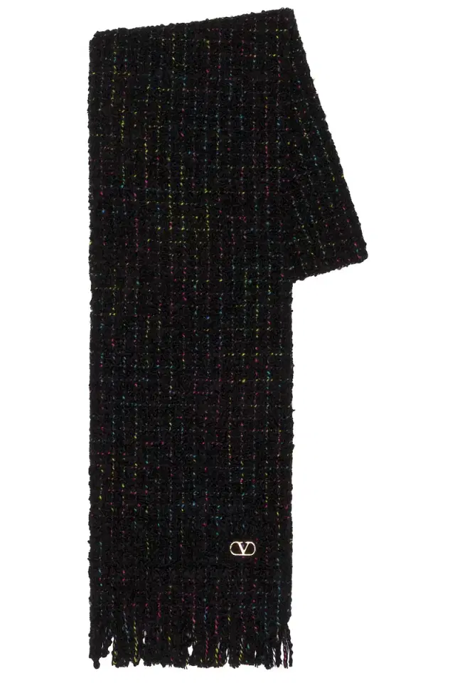 Valentino Garavani Cashmere Lana Jacquard Scarf