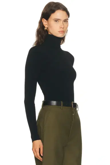 Wardrobe.NYC Matte Turtleneck Top | Thumbnail 2