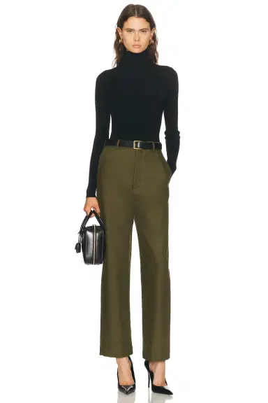 Wardrobe.NYC Matte Turtleneck Top | Thumbnail 4