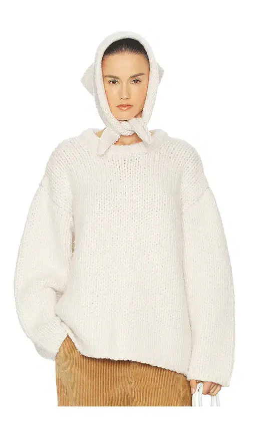 Helsa Kelcey Hand Knit Crewneck