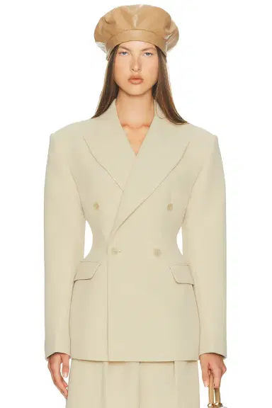 Helsa The Double Breasted S Curve Jacket | Thumbnail 3 Helsa The Double Breasted S Curve Jacket | Thumbnail 3