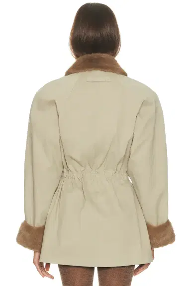 Helsa The Balmoral Jacket With Faux Fur Trim | Thumbnail 3 Helsa The Balmoral Jacket With Faux Fur Trim | Thumbnail 3