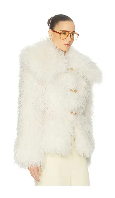 Helsa Dramatic Collar Faux Shearling Jacket | Thumbnail 2