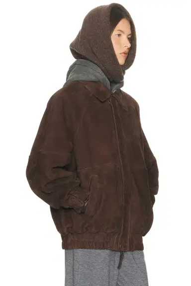 Helsa The Oversized Suede Bomber | Thumbnail 3 Helsa The Oversized Suede Bomber | Thumbnail 3
